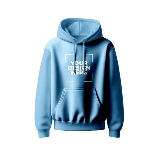 Custom Hoodie in Baby Blue