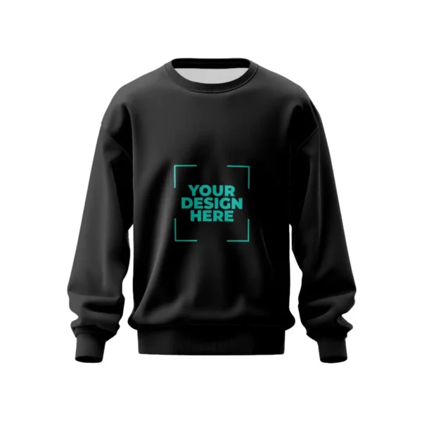 Crewneck Sweatshirt in Black