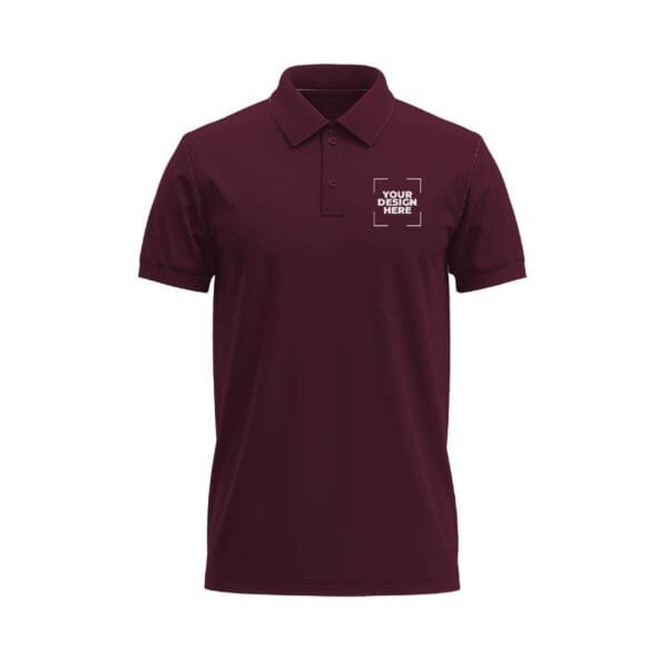 Polo Tshirt in Maroon