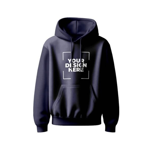 Custom Hoodie in Navy Blue