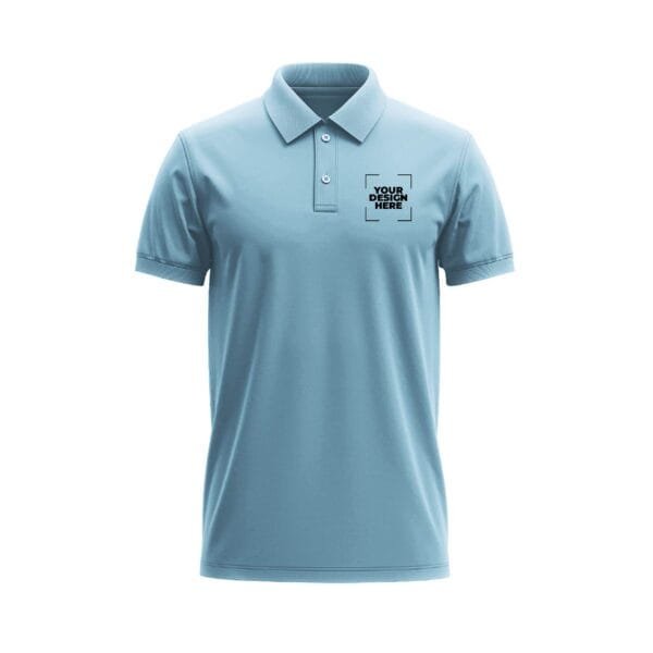 Polo Tshirt in Ocean Blue