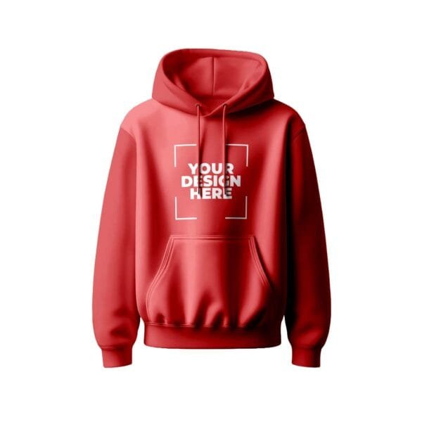 Custom Hoodie in Red