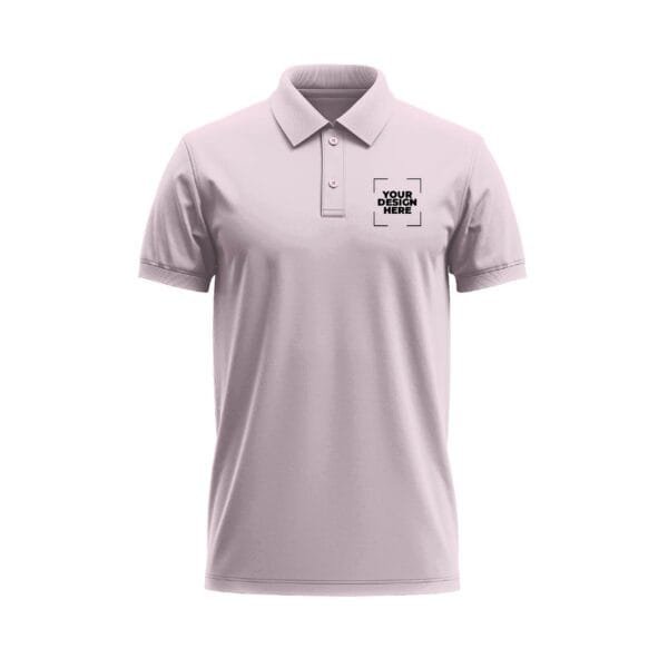 Polo Tshirt in Soft Pink