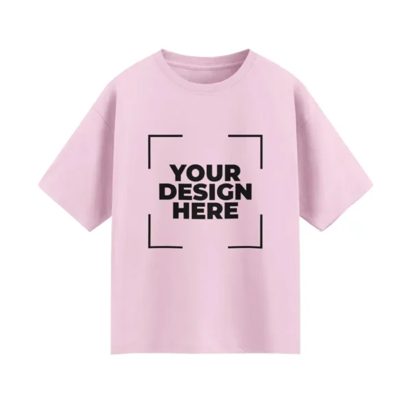 Oversize Tshirt in Soft Pink