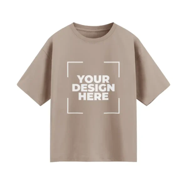 Oversize Tshirt in Taupe