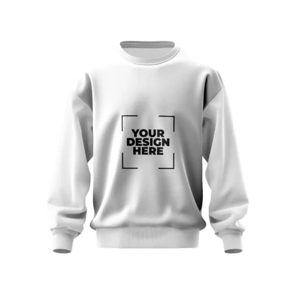 Crewneck Sweatshirt in White